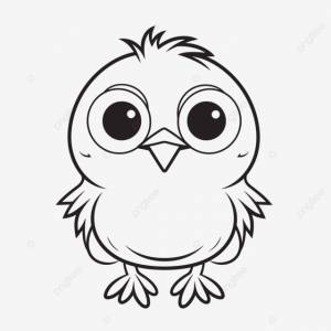 рисунок раскраски милой маленькой птички наброски эскиза вектор PNG , рисунок птицы, рисунок крыла, рисунок кольца PNG картинки и пнг рисунок для й загрузки