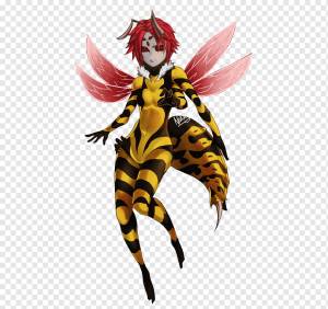 Насекомое пчела рисунок осы, акварель девушки, медоносная пчела, животные, вымышленный персонаж png