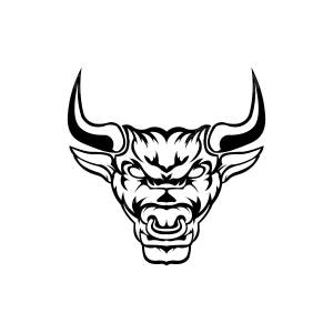 Бык Телец Бизон Буффало логотип дизайн вектор шаблон PNG , Longhorn Clipart, логотип, значки шаблона PNG картинки и пнг рисунок для й загрузки