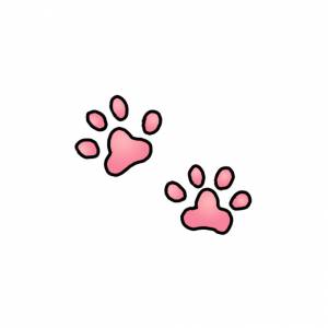 Как нарисовать кошачьи лапы