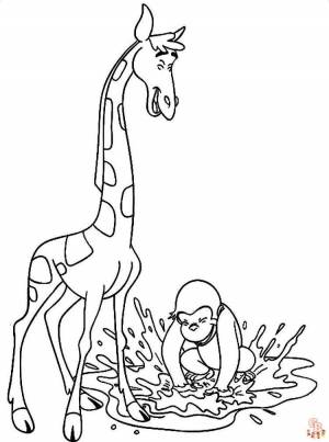 Раскраски Top Giraffe для детей