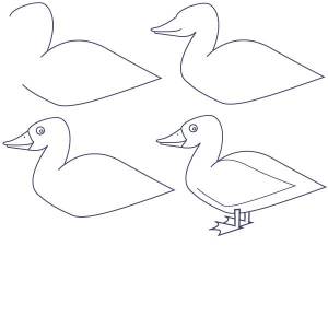 How To Draw A Duck