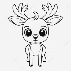 рисунок милая страница раскраски красного оленя с милым рисунком контура лица вектор PNG , рисунок оленя, рисунок крыла, рисунок лица PNG картинки и пнг рисунок для й загрузки