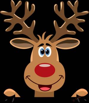 Рисунки оленя на Новый год 2024 для детей