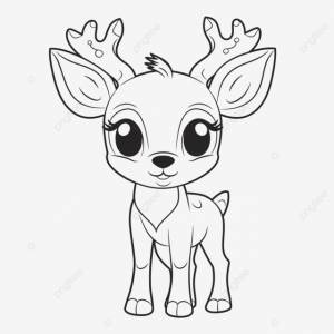 рисунок Детеныш северного оленя раскраски наброски эскиз вектор PNG , рисунок оленя, детский рисунок, рисунок крыла PNG картинки и пнг рисунок для й загрузки