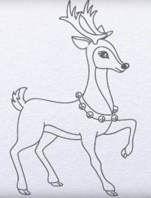 Красивые рисунки оленя карандашом
