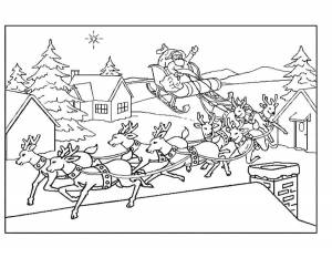 Раскраски оленями