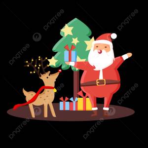 нарисовать руками Санту и оленей PNG , стороны обращено санта клауса, северный олень, Санта Клаус PNG картинки и пнг рисунок для й загрузки