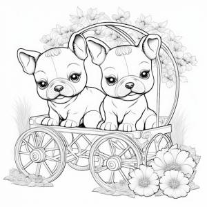 Раскраски собаки и щенки