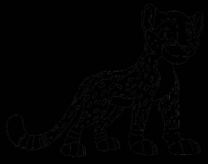 Раскраски Леопард  в хорошем качестве,  ,  на VipRaskraski