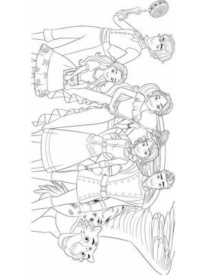 Раскраски Елена из Авалора