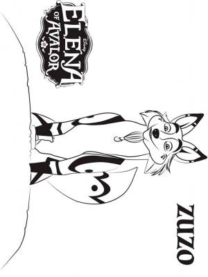 Раскраски Елена из Авалора