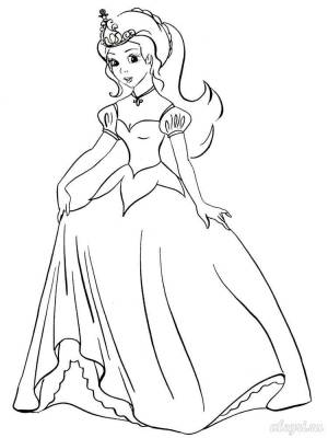 Раскраски Принцессы