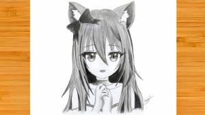 как нарисовать ушки