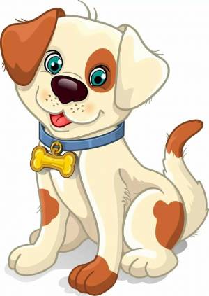 Собака рисунок для малышей