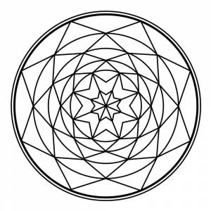 Раскраска Зендала Паутина