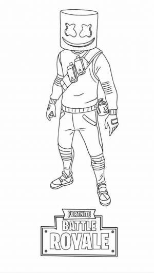 Легкие рисунки фортнайт