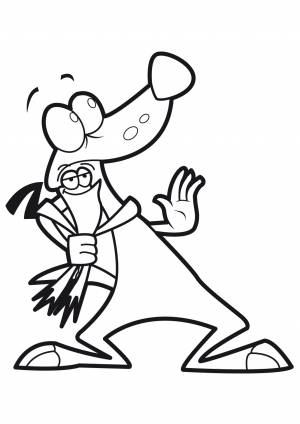 Pаскраска хорек 7137