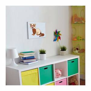 AAAA-Q1228 Хорек Животные Для детей Детские Для мальчиков Для девочек Легкая Раскраска картина по номерам на холсте недорого