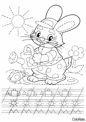 Раскраска Простые фигуры