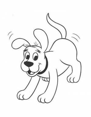 Раскраска Щенок