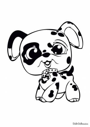 Раскраска Далматинец