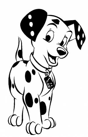 101 ДАЛМАТИНЕЦ  РАСКРАСКИ
