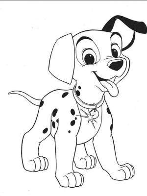 Раскраска 101 Далматинец картинка в формате  для мальчиков