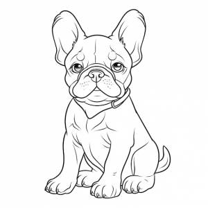 Книжка-раскраска собак для детей векторная иллюстрация