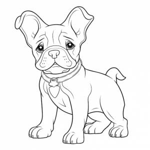 Книжка-раскраска собак для детей векторная иллюстрация