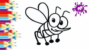 Как нарисовать комара