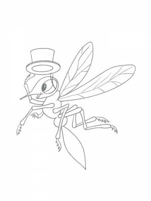 Раскраски Комар   в формате