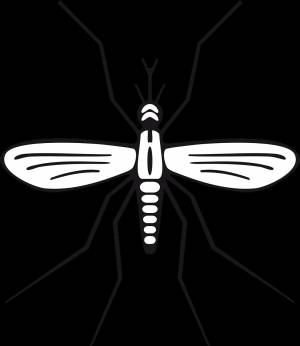 Комар рисунок для детей карандашом