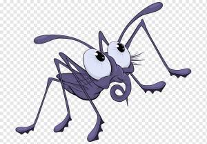 Паук мультяшный иллюстрации, кровососущие комары, фиолетовый, млекопитающее, фотография png
