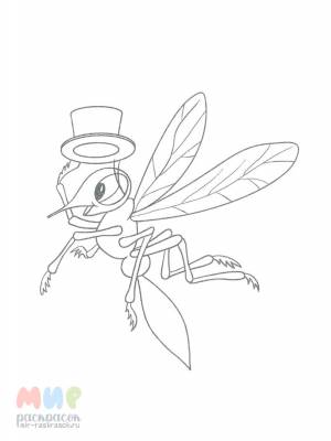 Раскраска Комар ночной кошмар