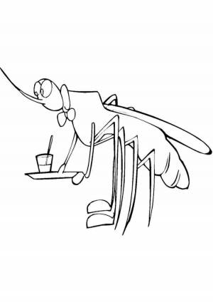 Раскраски Комарик