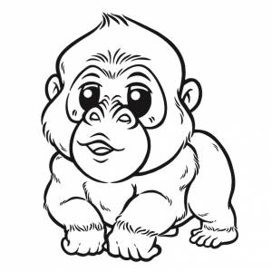 Горилла мультфильм