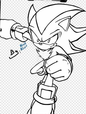 Shadow the Hedgehog Костяшки хвоста ехидны Соник Ежик Super Shadow, раскраска, угол, белый, ребенок png