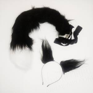 Средний хвост лисы и ушки