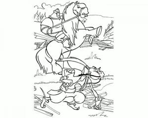Раскраски Илья муромец и соловей разбойник