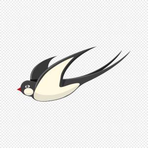 Рисунок ласточки в полете