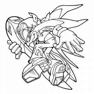 Раскраска Ласточка Вейв