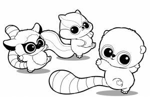 Раскраска лемуры