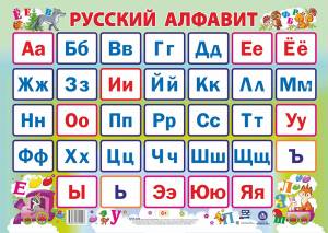 Раскраски букв русского алфавита