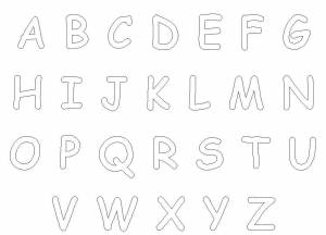 Раскраски Раскраска Буквы английского алфавита Английский алфавит