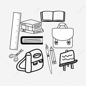 Svg черные простые школьные принадлежности школьная сумка PNG , Svg, черный, Школьная сумка PNG картинки и пнг рисунок для й загрузки