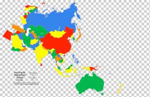 Азия Карта png