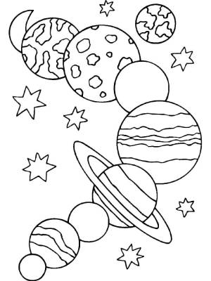 Раскраска «Планеты Солнечной системы»