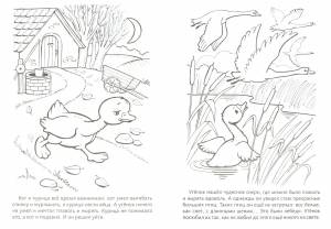 Иллюстрация 1 из 21 для Книжка-раскраска Гадкий утёнок