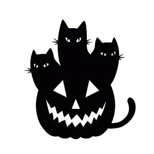 Металлические штампы в виде тыквы с изображением черной кошки, трафарет для изготовления открыток на Хэллоуин, для рукоделия, скрапбукинга